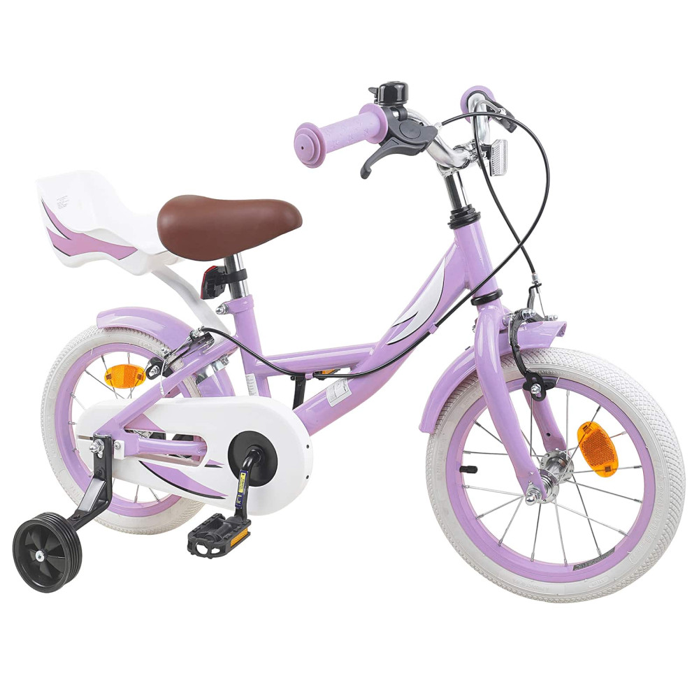 Produktbild för Barncykel 12 Tum för 2-4 åringar Lila