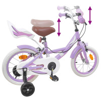 Produktbild för Barncykel 12 Tum för 2-4 åringar Lila
