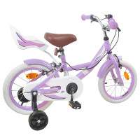 Produktbild för Barncykel 16 Tum för 4-6 år gamla Lila