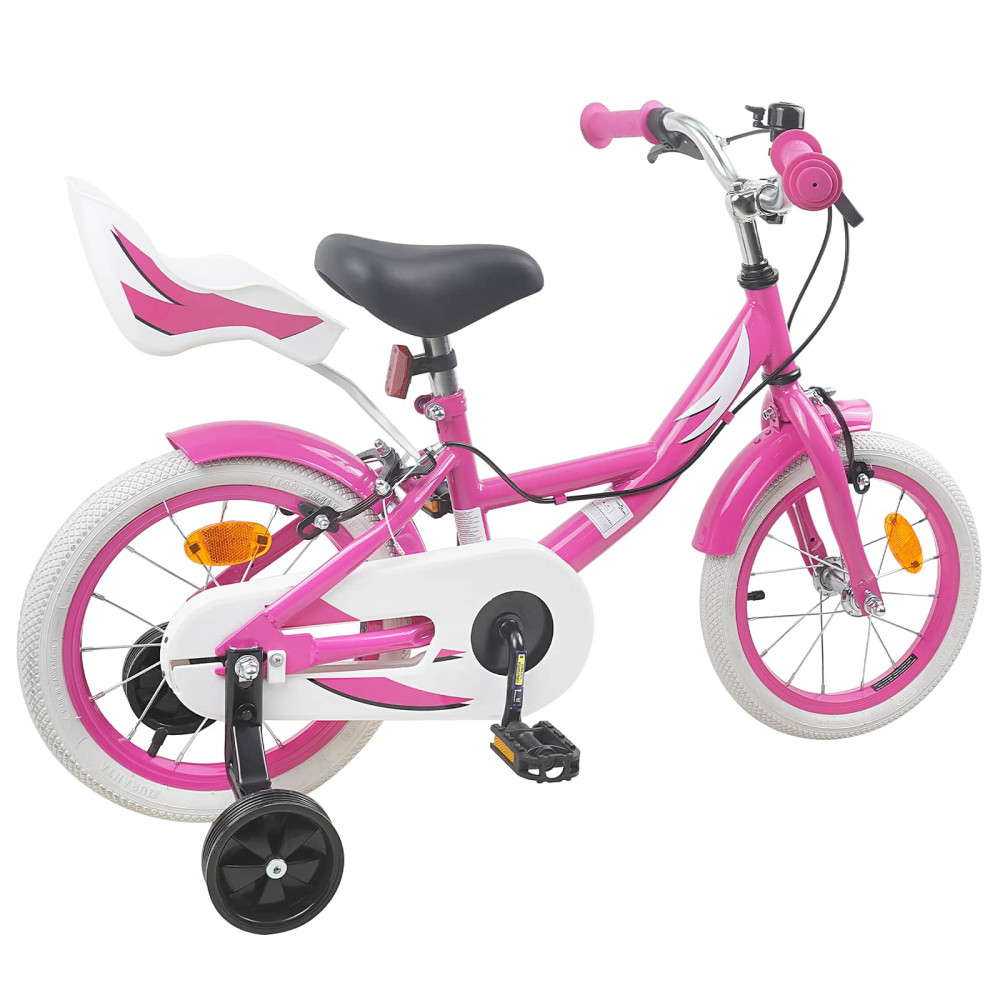 Produktbild för Barncykel 16 Tum för 4-6 år gamla Rosa