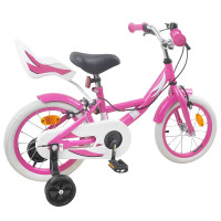 Produktbild för Barncykel 16 Tum för 4-6 år gamla Rosa