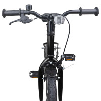 Produktbild för Barncykel 18 Tum för 5-7 år gamla Svart