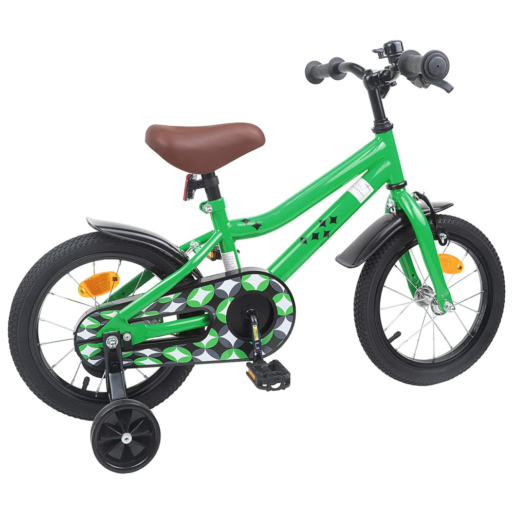 Produktbild för Barncykel 12 Tum för 2-4 åringar Grön