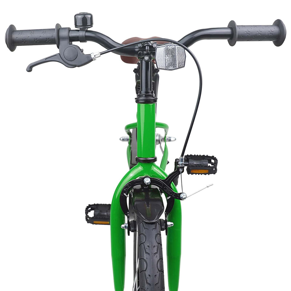 Produktbild för Barncykel 18 Tum för 5-7 år gamla Grön