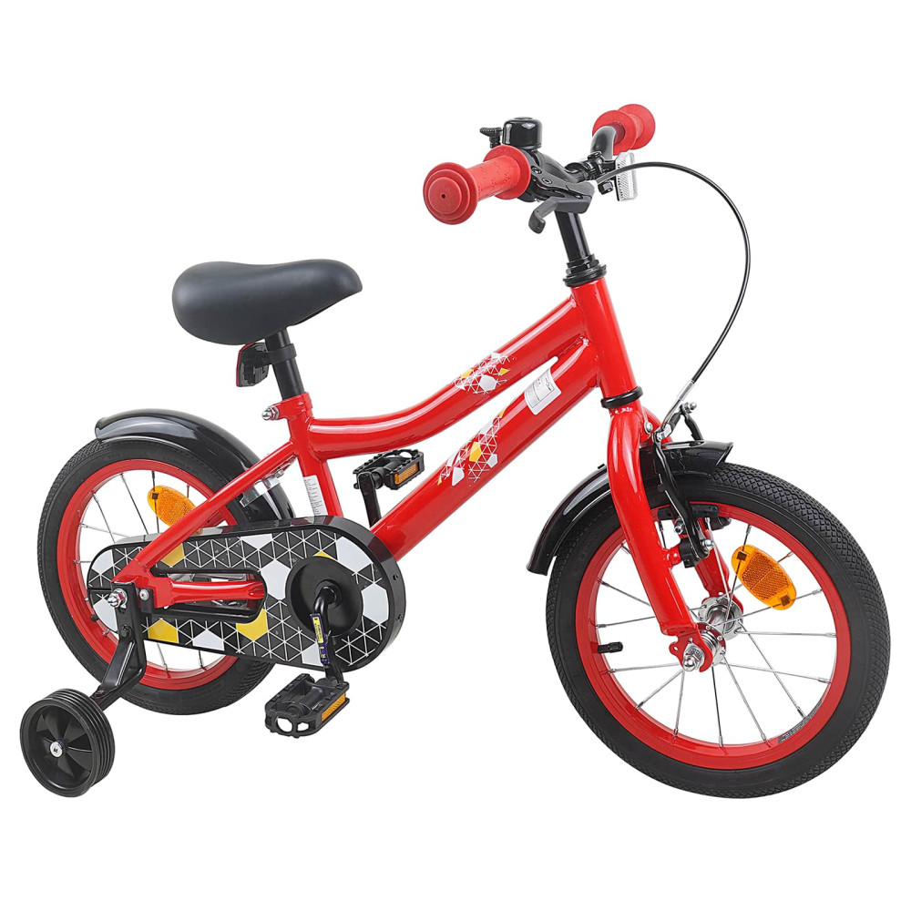 Produktbild för Barncykel 14 Tum från 3-5 år gammal Röd