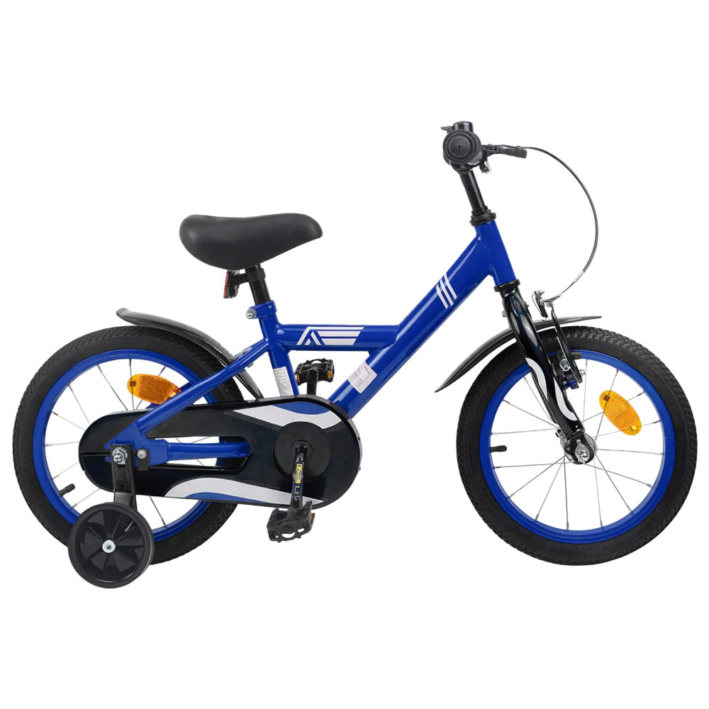 Produktbild för Barncykel 12 Tum för 2-4 åringar Mörkblå