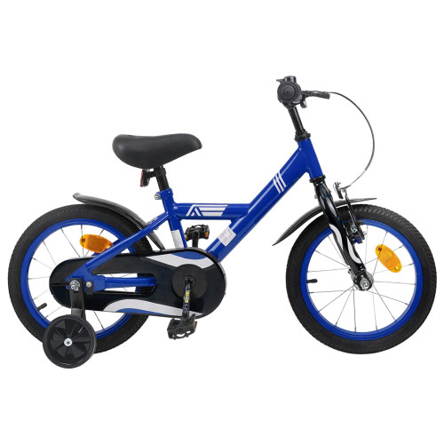 vidaXL Barncykel 12 Tum för 2-4 åringar Mörkblå - Cyklar