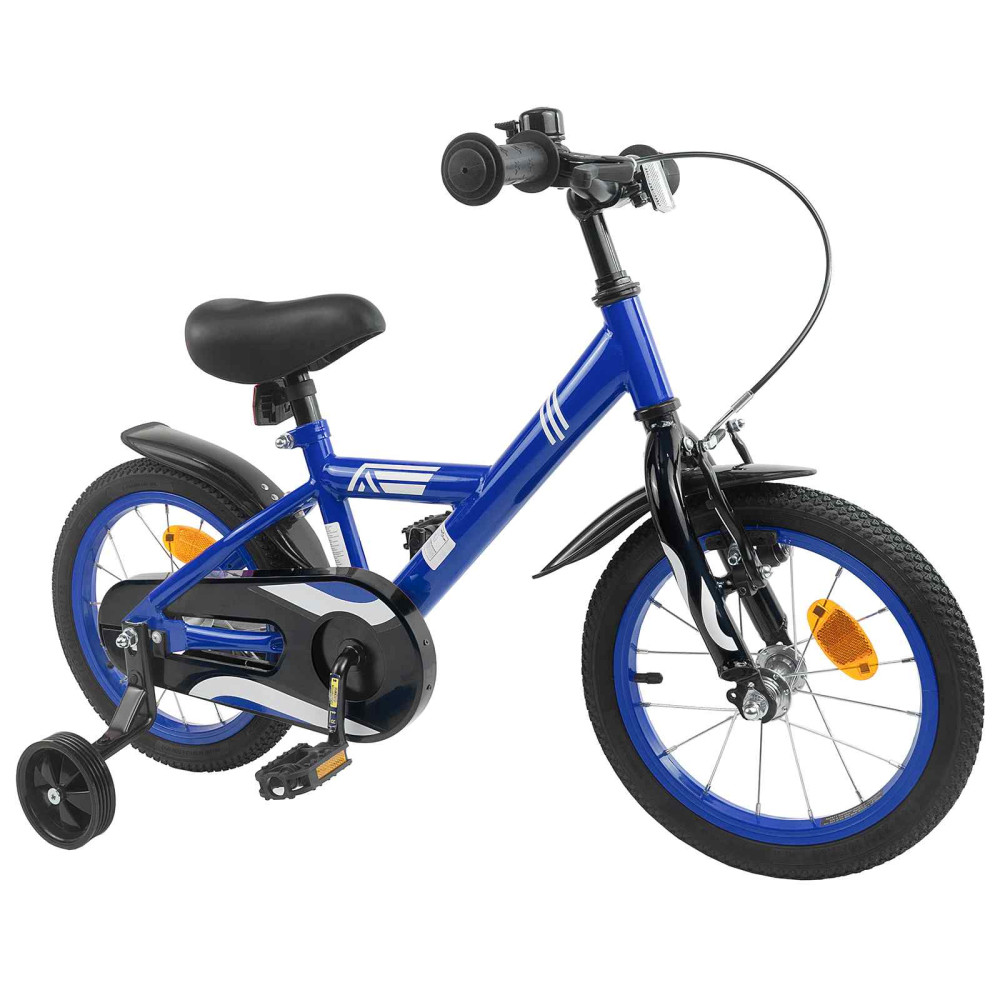 Produktbild för Barncykel 12 Tum för 2-4 åringar Mörkblå