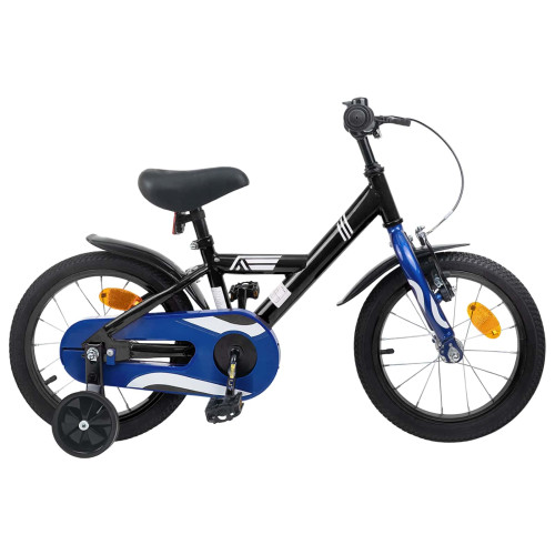 vidaXL Barncykel 12 Tum för 2-4 åringar Svart - Cyklar
