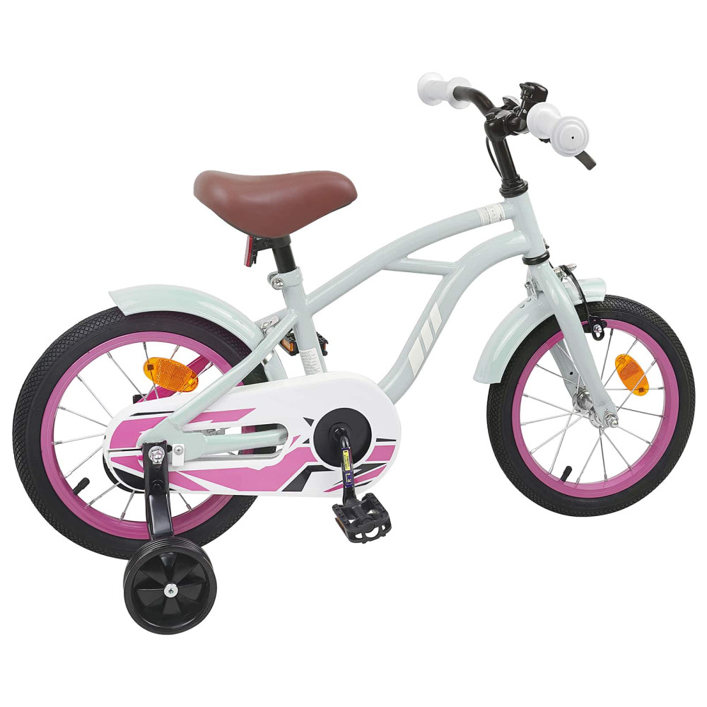Produktbild för Barncykel 12 Tum för 2-4 åringar Ljusgrön