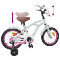 Produktbild för Barncykel 12 Tum för 2-4 åringar Ljusgrön