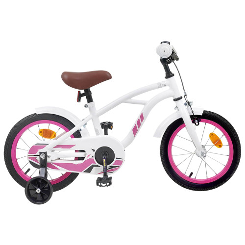 vidaXL Barncykel 12 Tum för 2-4 åringar Vit - Cyklar