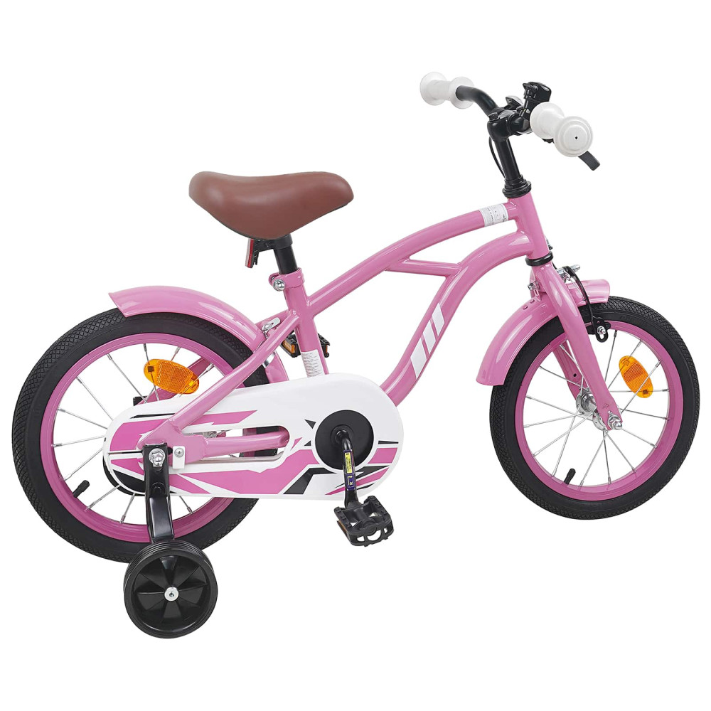 Produktbild för Barncykel 16 Tum för 4-6 år gamla Ljusrosa