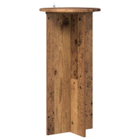Produktbild för Växtställ 2 pcs Gammalt trä 40 x 40 x 80 cm Konstruerat trä