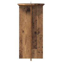 Produktbild för Växtställ 2 pcs Gammalt trä 40 x 40 x 80 cm Konstruerat trä