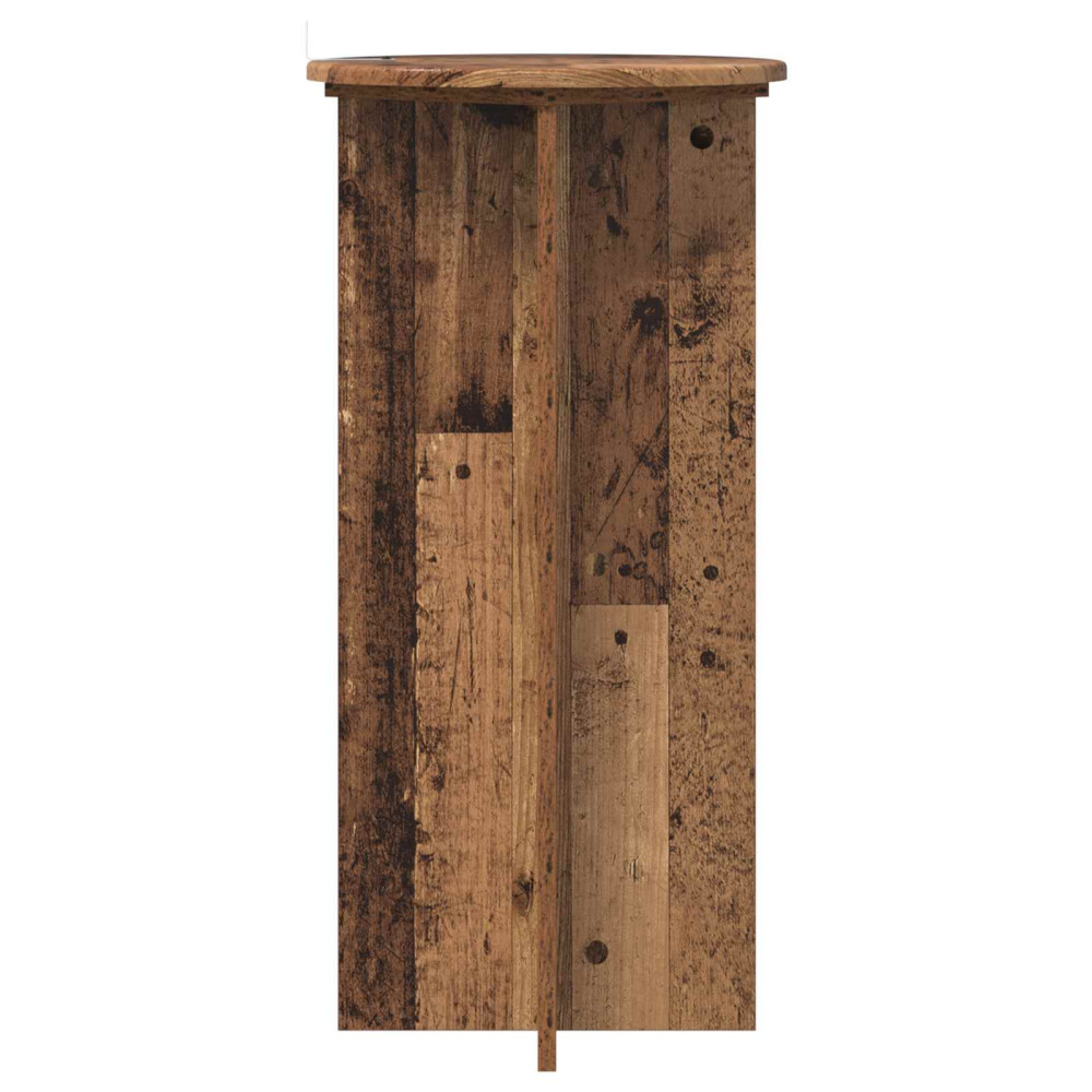 Produktbild för Växtställ 2 pcs Gammalt trä 40 x 40 x 80 cm Konstruerat trä
