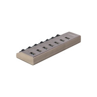 Produktbild för StarTech.com 7-Port Self-Powered USB-C Hub with Individual On/Off Switches, USB 3.0 5Gbps Expansion Hub w/Power Supply, Desktop/Laptop USB-C to USB-A Hub, 7x BC 1.2 (1.5A), USB Type C Hub - USB-C/A Host Cables (5G7AIBS-USB-HUB-EU) - hubb - 7 portar