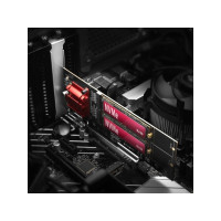 Produktbild för Axagon PCEM2-ND, PCIe, M.2, Hankoppling, Fullhöjd/låg profil...