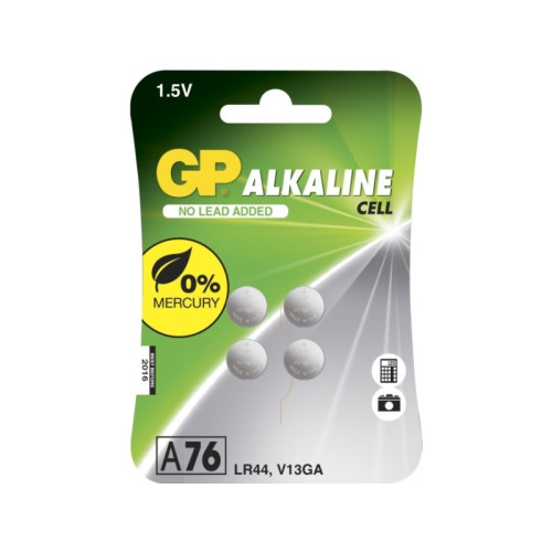 Gold Peak Industries GP A76 batteri - 4 x LR44 - alkaliskt