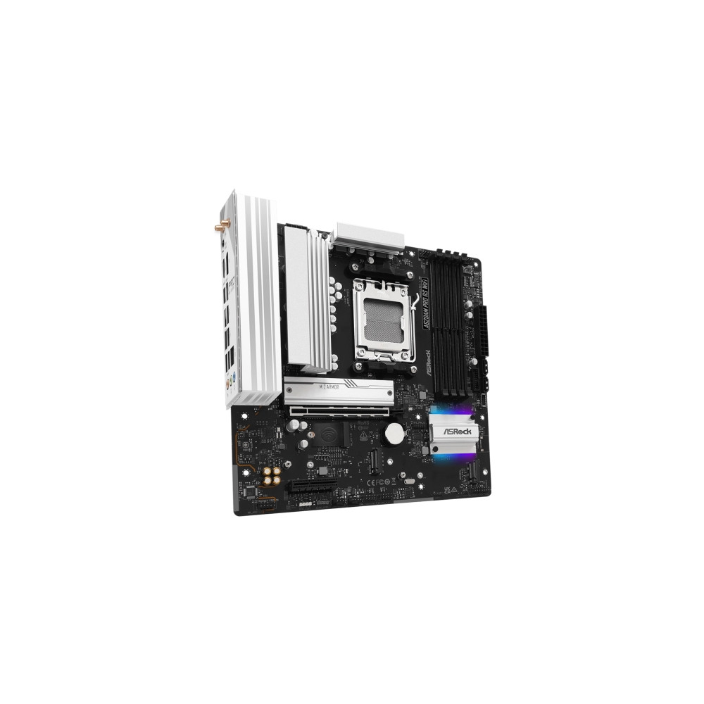 Produktbild för ASRock A620AM PRO RS WIFI - moderkort - micro ATX - Socket AM5 - AMD A620A