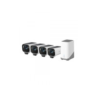 Produktbild för Eufy eufyCam S3 Pro - nätverksövervakningskamera - kula - med HomeBase S380