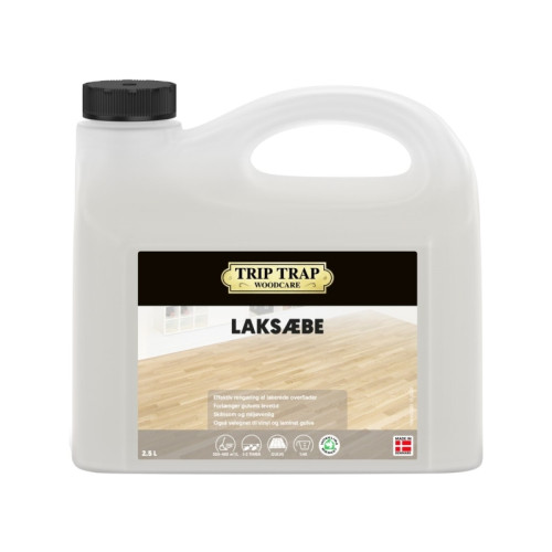 Trip Trap Trägolvsvård, Trip Trap Lacktvål, 2,5 liter utan färg och pa...