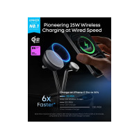 Produktbild för Anker B25X7G11, Inomhus, USB, Trådlös laddning, 1,5 m, Svart