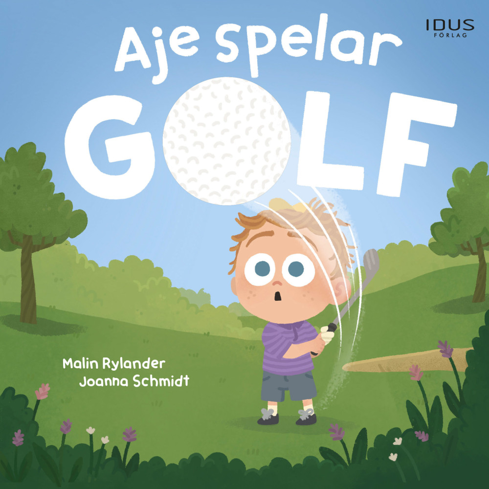 Produktbild för Aje spelar golf (inbunden)