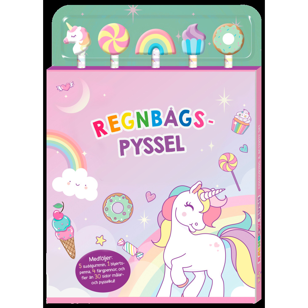 Produktbild för Regnbågspyssel (bok)