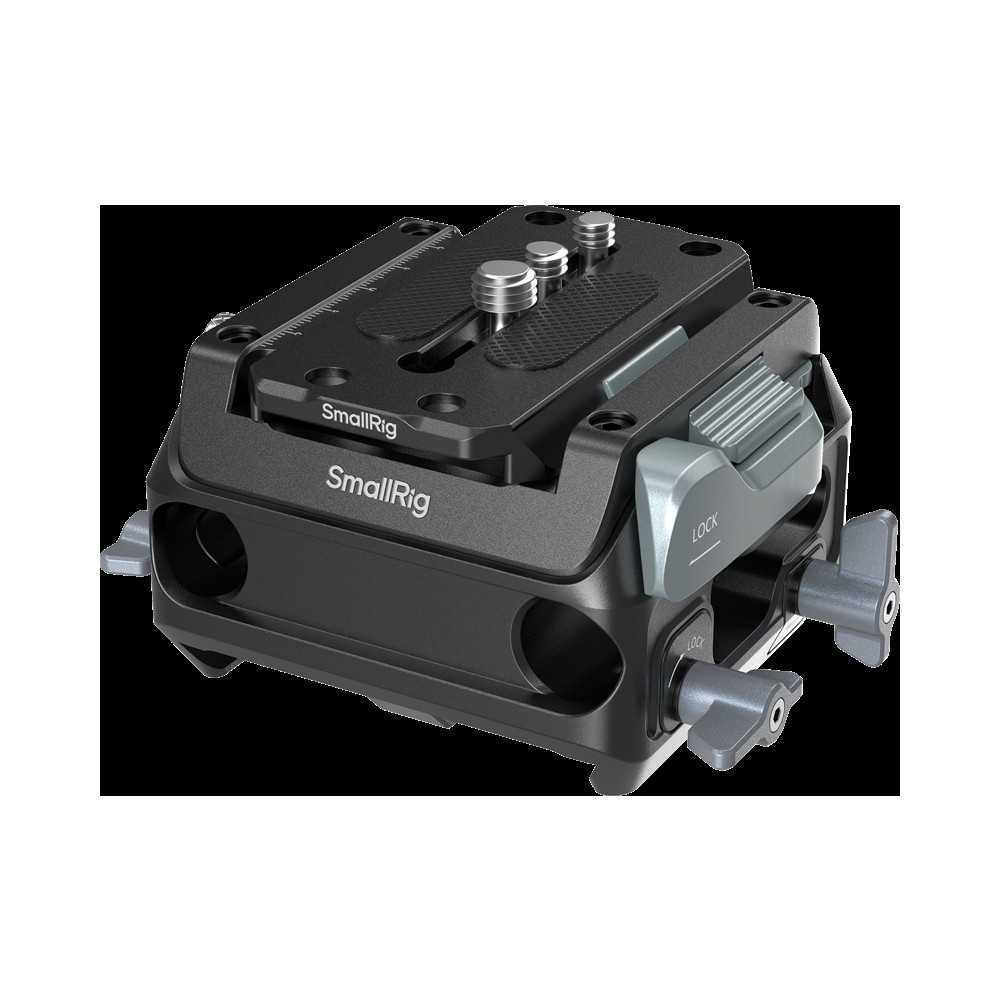 Produktbild för SmallRig 5366 Manfrotto-Type Mount Plate Kit with 15mm Dual Rod Clamp
