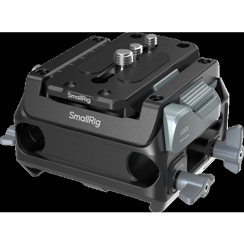 SMALLRIG SmallRig 5366 Manfrotto-Type Mount Plate Kit with 15mm Dual Rod Clamp