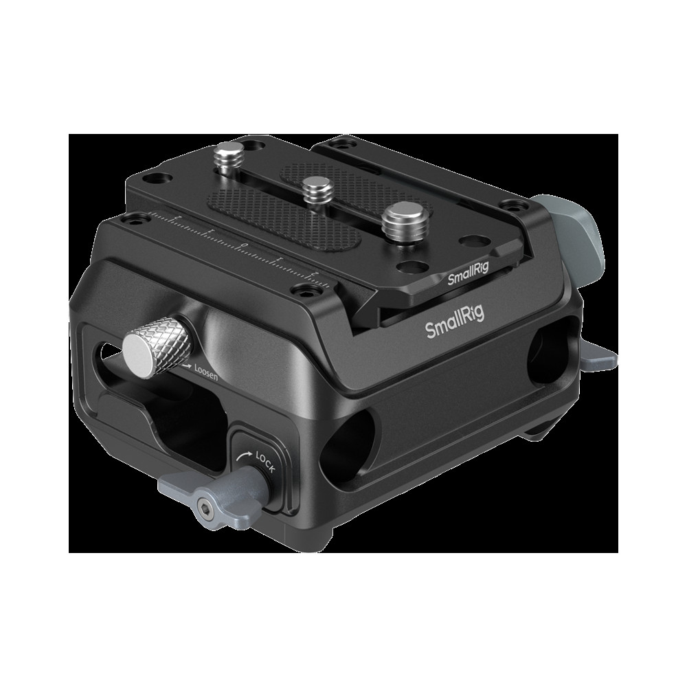 Produktbild för SmallRig 5366 Manfrotto-Type Mount Plate Kit with 15mm Dual Rod Clamp