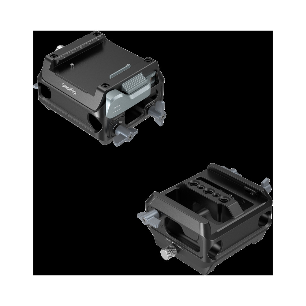 Produktbild för SmallRig 5366 Manfrotto-Type Mount Plate Kit with 15mm Dual Rod Clamp