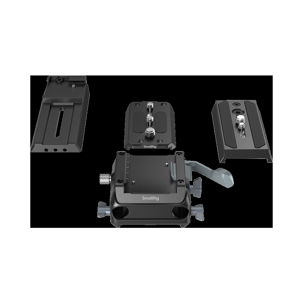 Produktbild för SmallRig 5366 Manfrotto-Type Mount Plate Kit with 15mm Dual Rod Clamp