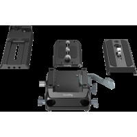 Produktbild för SmallRig 5366 Manfrotto-Type Mount Plate Kit with 15mm Dual Rod Clamp