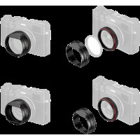 Produktbild för SmallRig 5848 Lens Hood for FUJIFILM X100VI / X100V (Black)