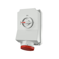 Produktbild för MENNEKES Elektrotechnik GmbH &amp Co. KG Väggdosa DUO 63A,5p...