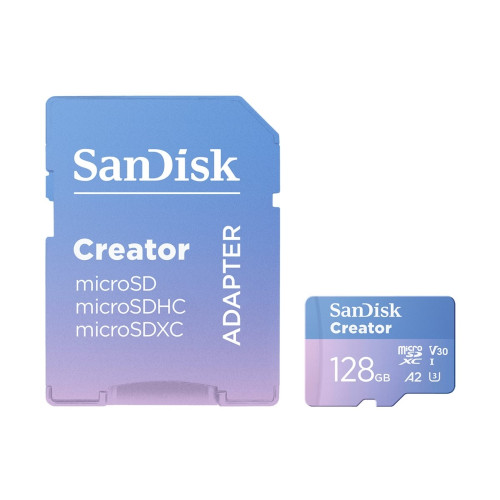SANDISK SanDisk Creator - flash-minneskort - 128 GB - mikroSDXC UHS-I