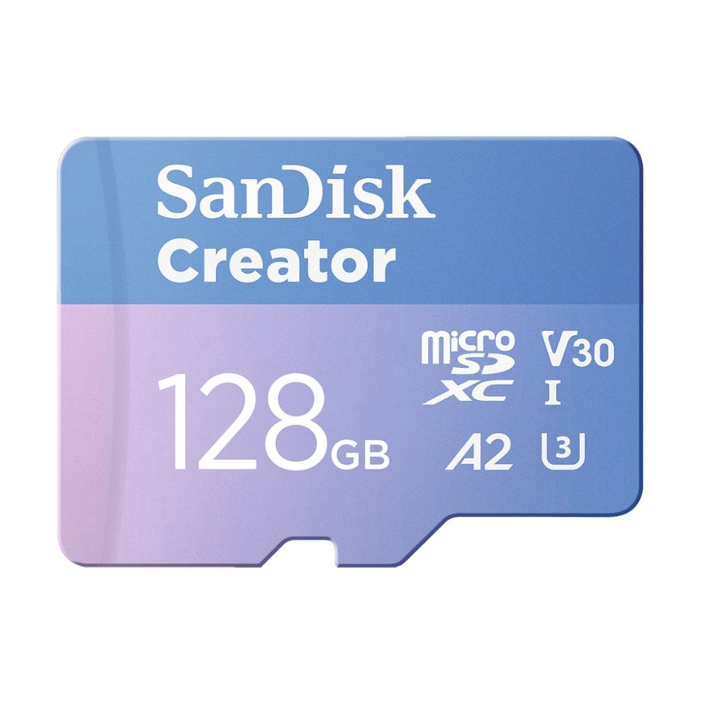 Produktbild för SanDisk Creator - flash-minneskort - 128 GB - mikroSDXC UHS-I