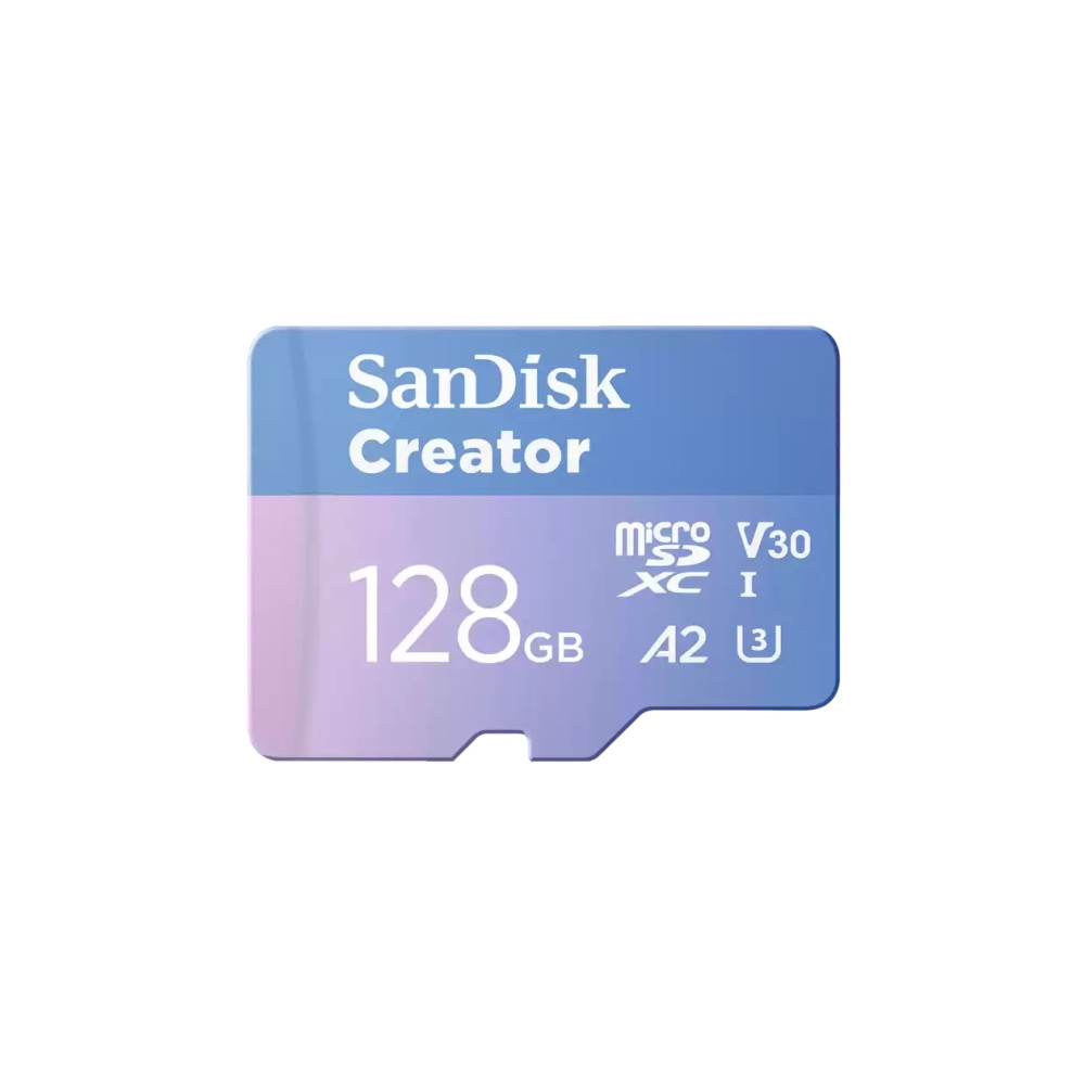 Produktbild för SanDisk Creator - flash-minneskort - 128 GB - mikroSDXC UHS-I