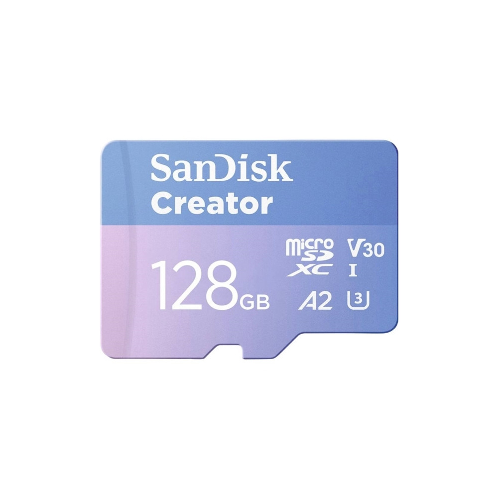 Produktbild för SanDisk Creator - flash-minneskort - 128 GB - mikroSDXC UHS-I
