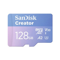 Produktbild för SanDisk Creator - flash-minneskort - 128 GB - mikroSDXC UHS-I