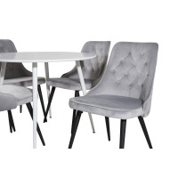 Produktbild för Plaza Matbord med Velvet Deluxe Stolarna