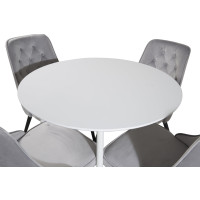 Produktbild för Plaza Matbord med Velvet Deluxe Stolarna