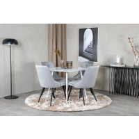 Produktbild för Plaza Matbord med Velvet Deluxe Stolarna