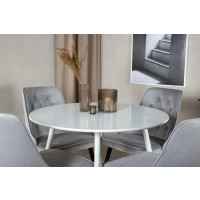 Produktbild för Plaza Matbord med Velvet Deluxe Stolarna