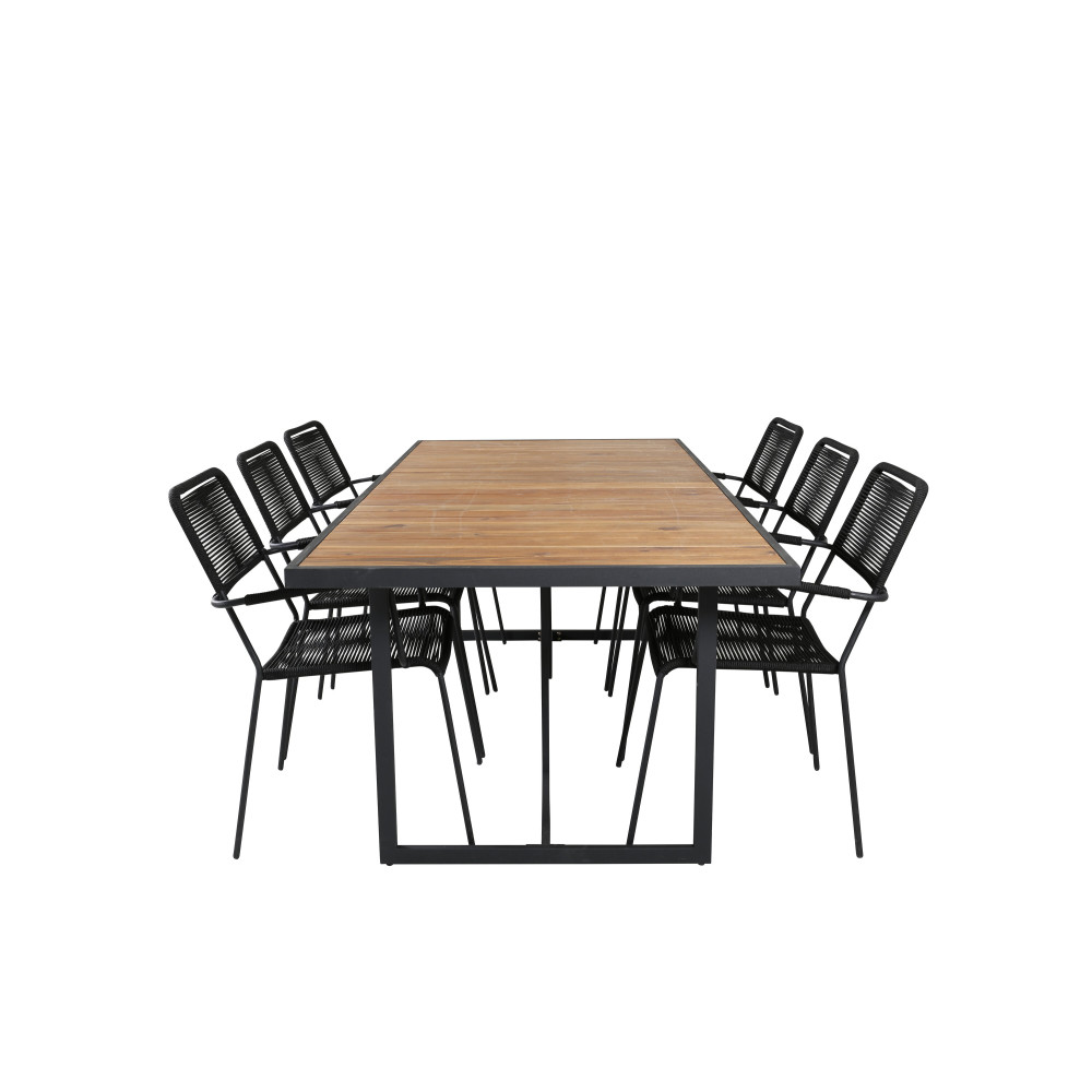 Produktbild för Khung Matbord med Lindos Stolarna