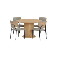 Produktbild för Reko Matbord med Butterfly Stolarna