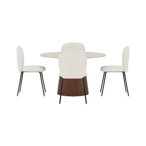 Venture Home Lanzo Matbord med Carl Stolarna