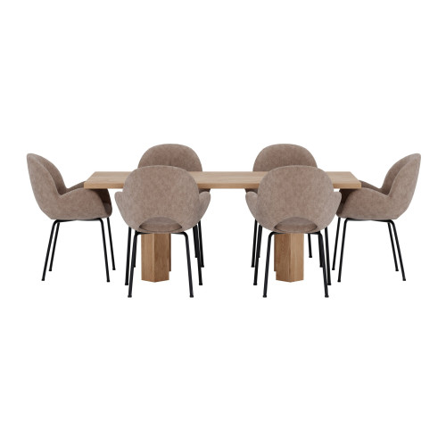Venture Home Lillehammer Matbord med Florensa Stolarna